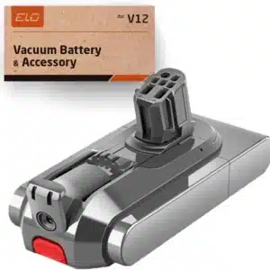 ELO V12 Battery Compatible with Dyson V12 Detect, V12 Detect Slim, V12 Detect Absolute, V12 Detect Slim Absolute, V12 Detect Fluffy, SV46, V12 Vacuum Cleaner Battery Part No. 965470-01