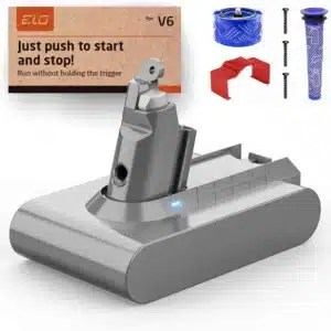 ELO Auto Trigger V6 Battery Compatible with V6 DC58 DC59 DC61 DC62 DC72 DC74 V6 Absolute Animal Slim SV03 SV04 SV05 SV06 SV07 SV09 Part No. 967810-23