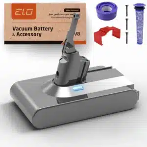 ELO Auto Trigger V8 Battery Replacement for Dyson V8 Animal Battery Replacement V8 Absolute V8 Motorhead V8 Fluffy SV10 Carbon Fiber Vacuum Cleaner